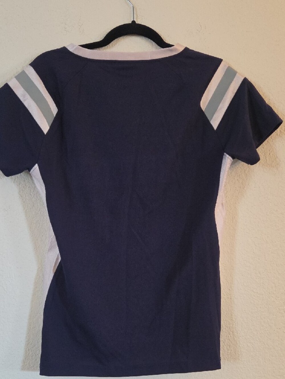 Dallas Cowboys Navy Lace-Up Fan Jersey Tee - Picture 4 of 4